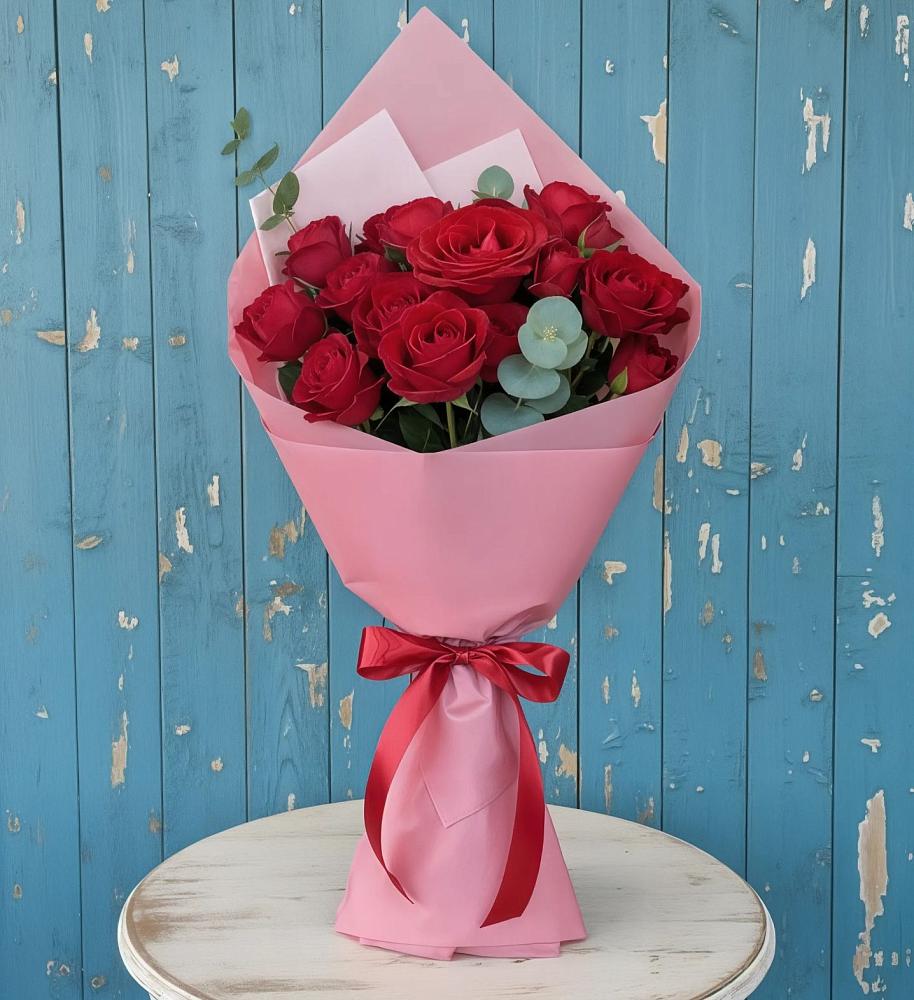 Букет цветов из: Розы в Сусанино Ленинградская область