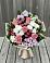 Букет цветов из: Альстромерии, Гвоздики, Розы и Хризантемы в Сусанино Ленинградская область