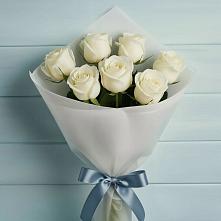 Букет 7 Белых роз Эдлесс Лав в Сусанино Ленинградская область