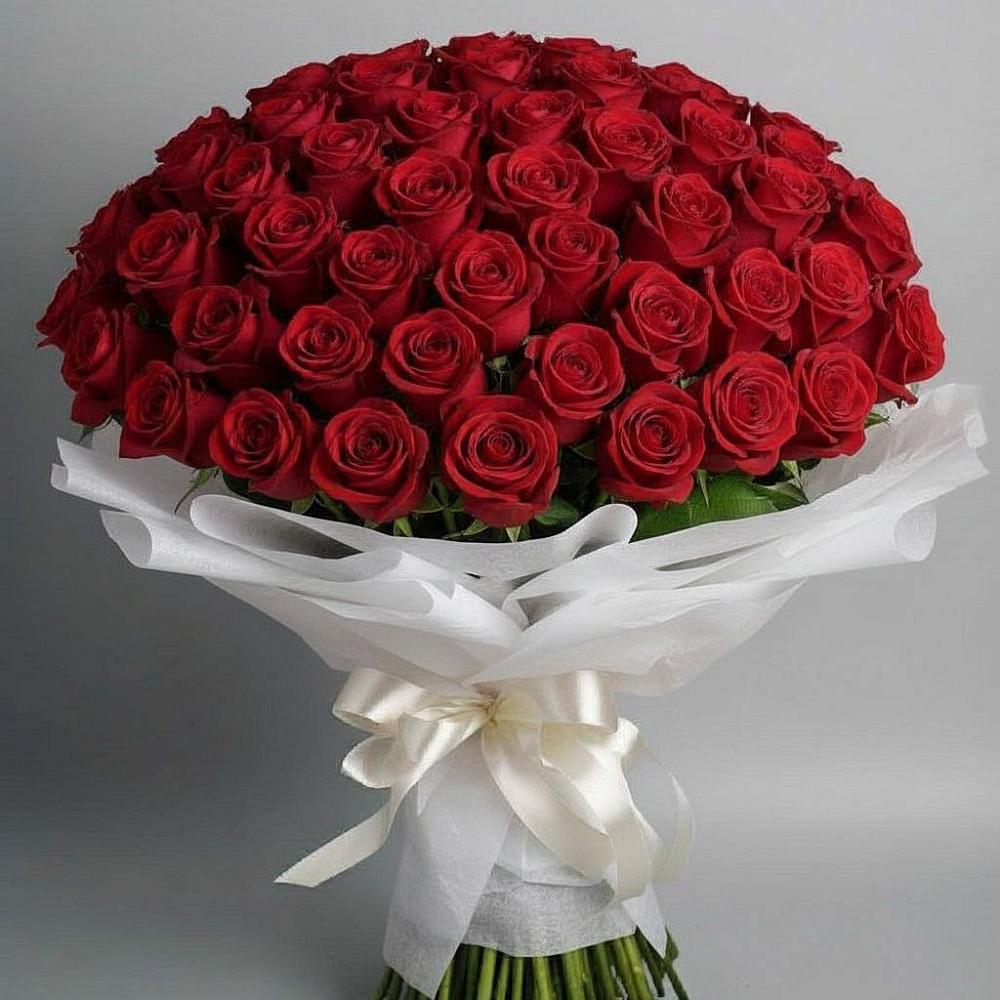 Букет 101 Красная роза Блэк Мэджик в Сусанино Ленинградская область