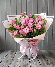 Букет Розовый кустик #REPLACE_PRED# Сусанино Ленинградская область