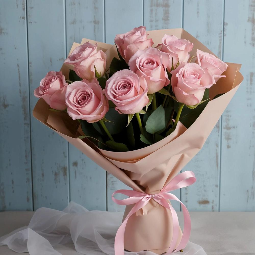 Букет цветов из: Розы в Сусанино Ленинградская область