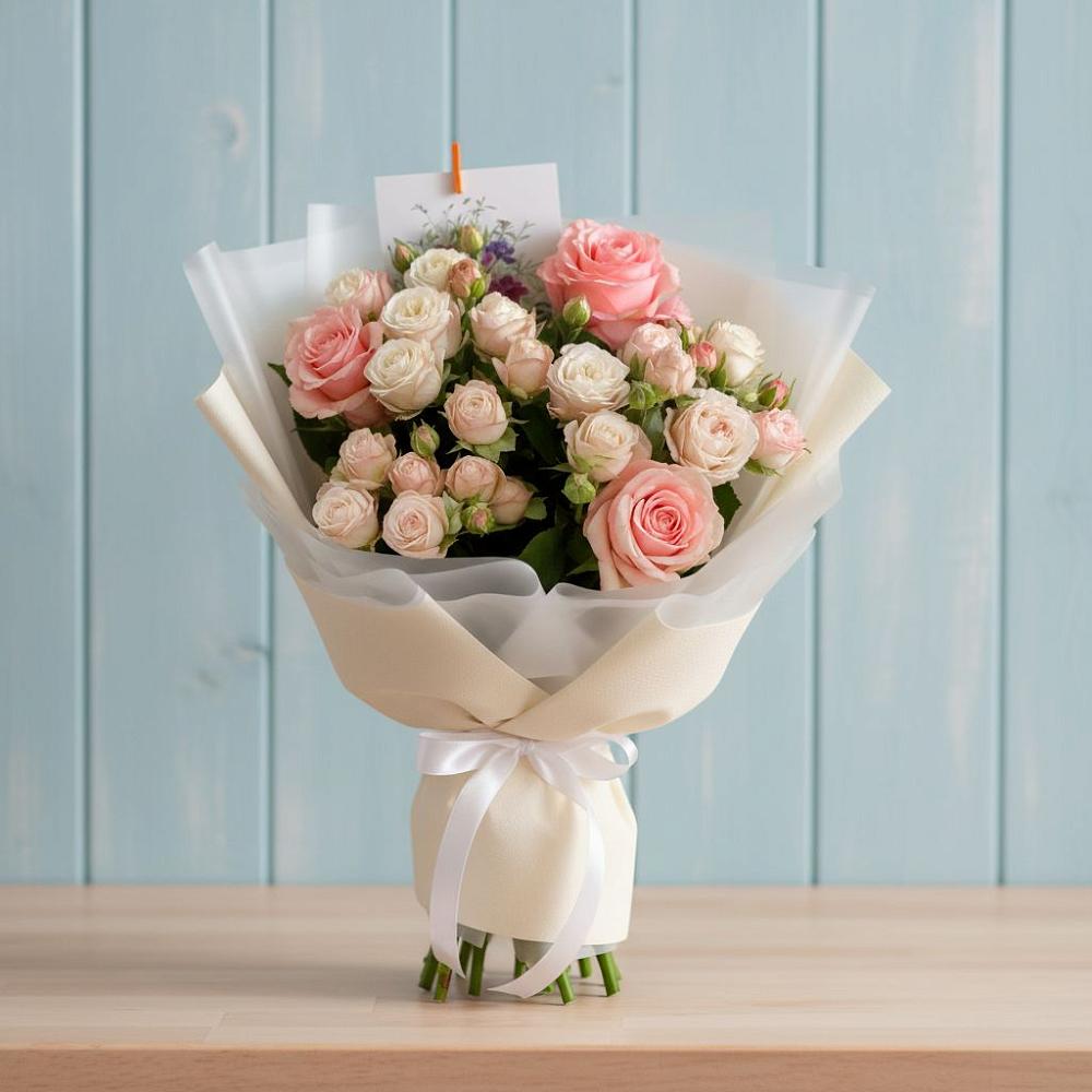 Букет цветов из: Розы в Сусанино Ленинградская область