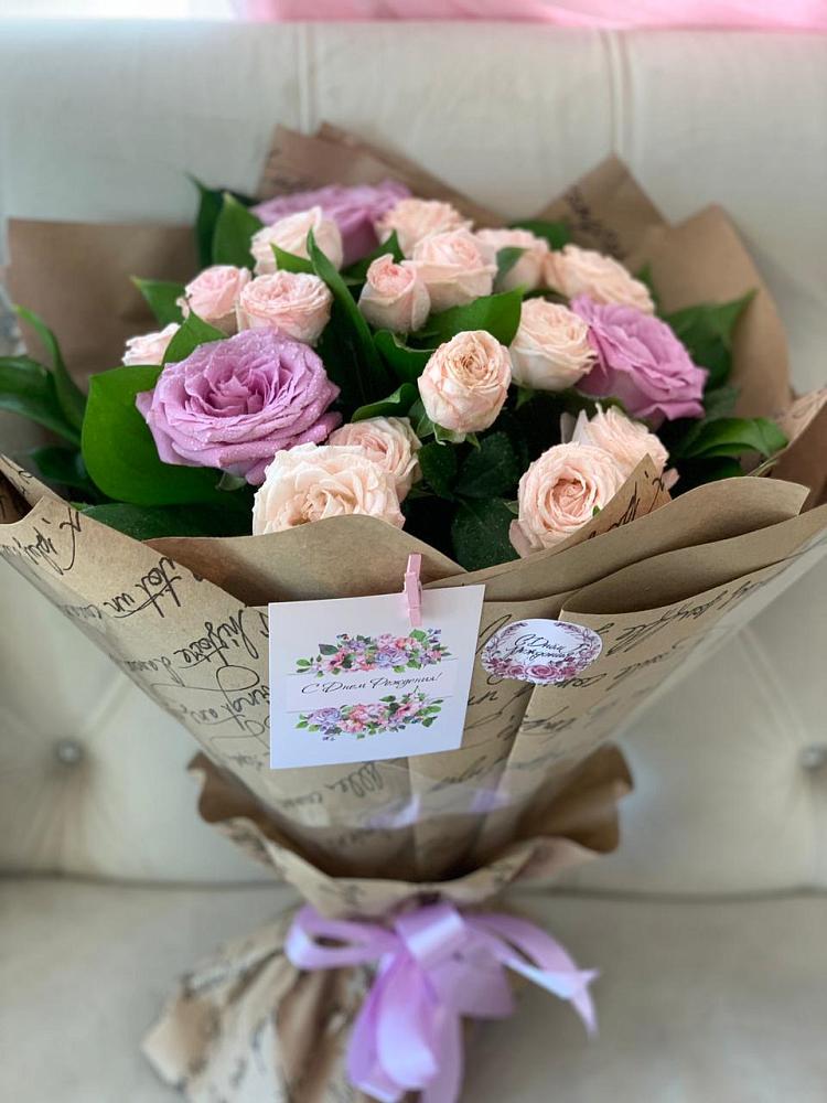 Букет цветов из: Розы в Сусанино Ленинградская область