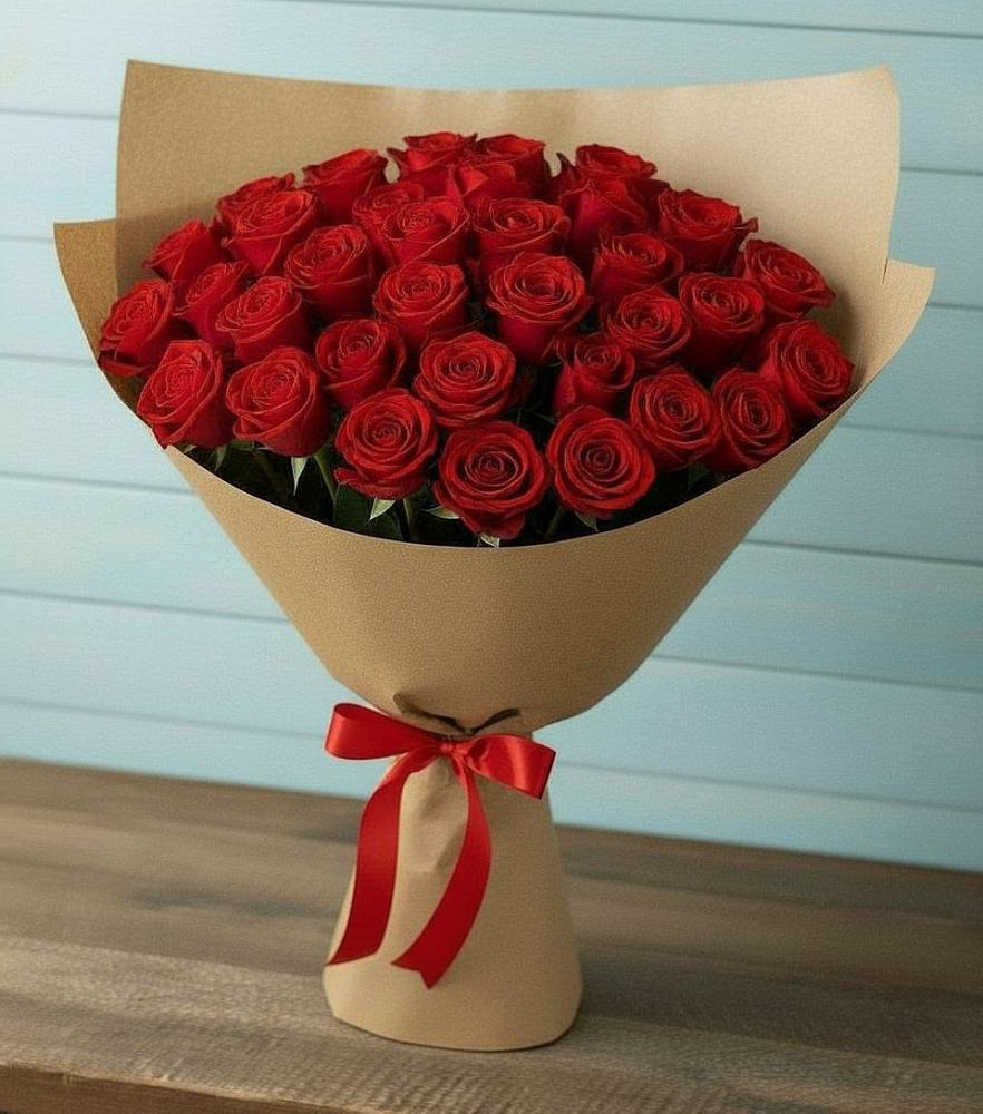 Букет Красные розы Милано в Сусанино Ленинградская область