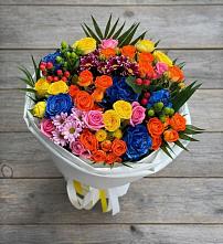 Букет цветов из:  Розы и Хризантемы #REPLACE_PRED# Сусанино Ленинградская область