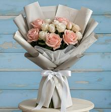 Букет цветов из:  Розы #REPLACE_PRED# Сусанино Ленинградская область