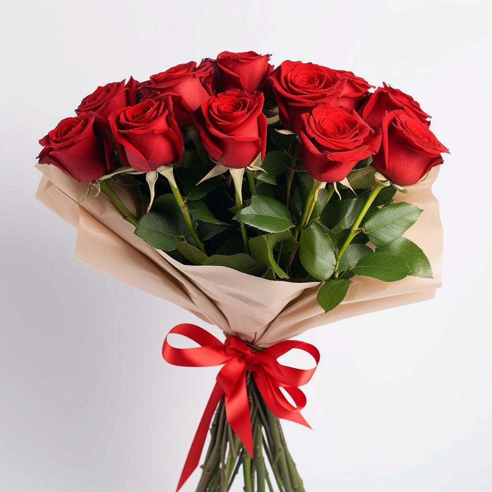 Букет 11 Красных роз Эдлесс Лав в Сусанино Ленинградская область