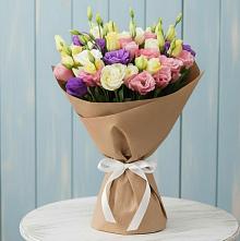 Букет цветов из:  Лизиантусы #REPLACE_PRED# Сусанино Ленинградская область