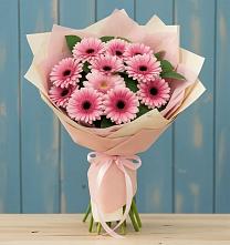 Букет цветов из:  Герберы в Сусанино Ленинградская область