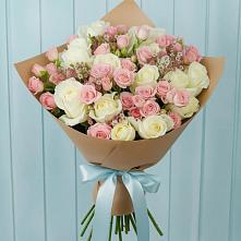 Букет цветов из:  Розы в Сусанино Ленинградская область