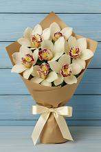 Букет цветов из:  Орхидеи и Розы в Сусанино Ленинградская область